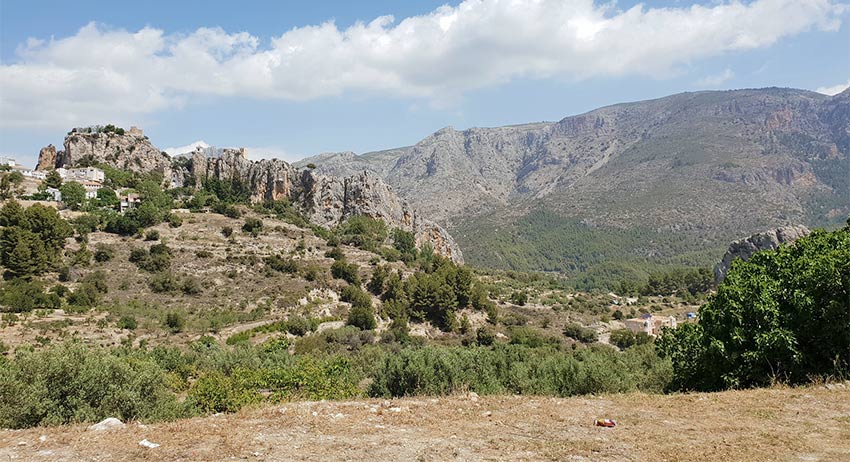 Berglandschaft an der Costa Blanca