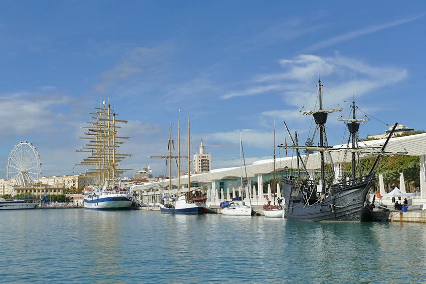 Hafen von Malaga