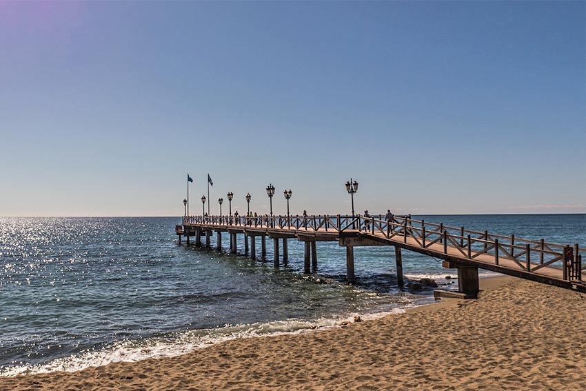 Strand von Malaga