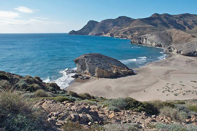 Playa de Monsul an del Costa de Almeria
