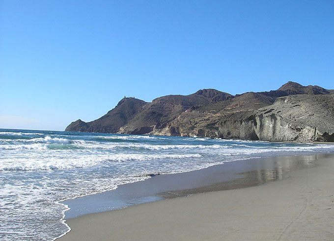 Playa de Monsul an der Costa de Almeria