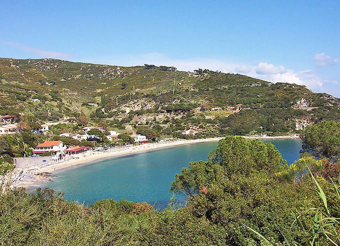 Strand Cavoli auf Elba