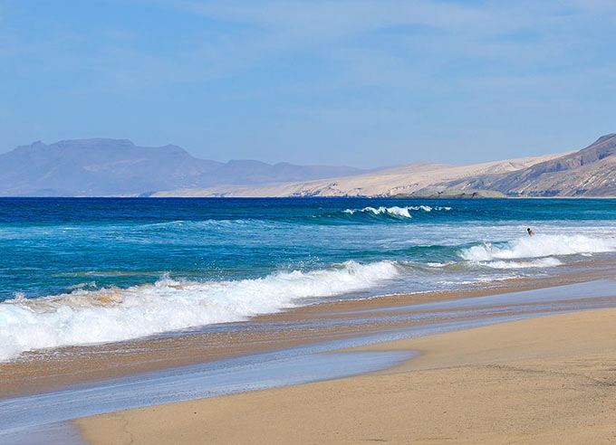 Strand Playa de Cofete auf Fuerteventura