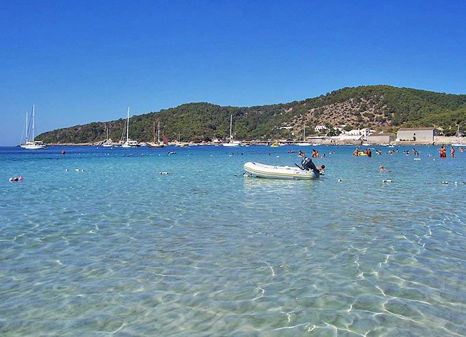Badestrand Playa de Ses Salines auf Ibiza