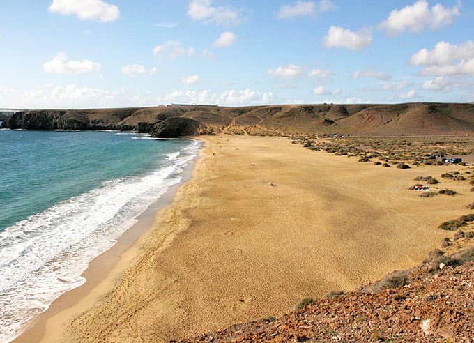 Papagayo Strand Playa de Mujeres auf Lanzarote