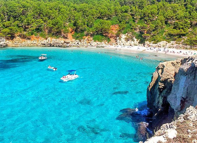 Menorca Strände, Cala Escorxada auf Menorca