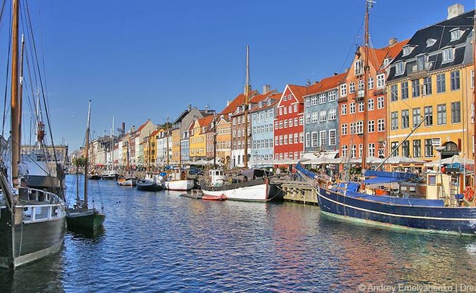 Dänemark - Hafen Nyhavn in Kopenhagen