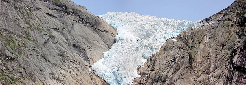 der Gletscher Jostedalsbreen