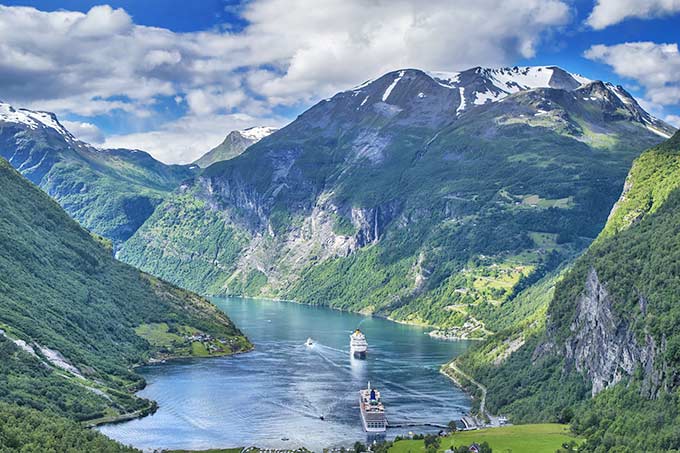 Fjorden in Norwegen