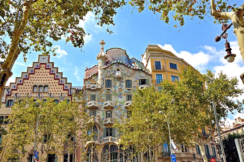 Gaudi Architektur in Barcelona